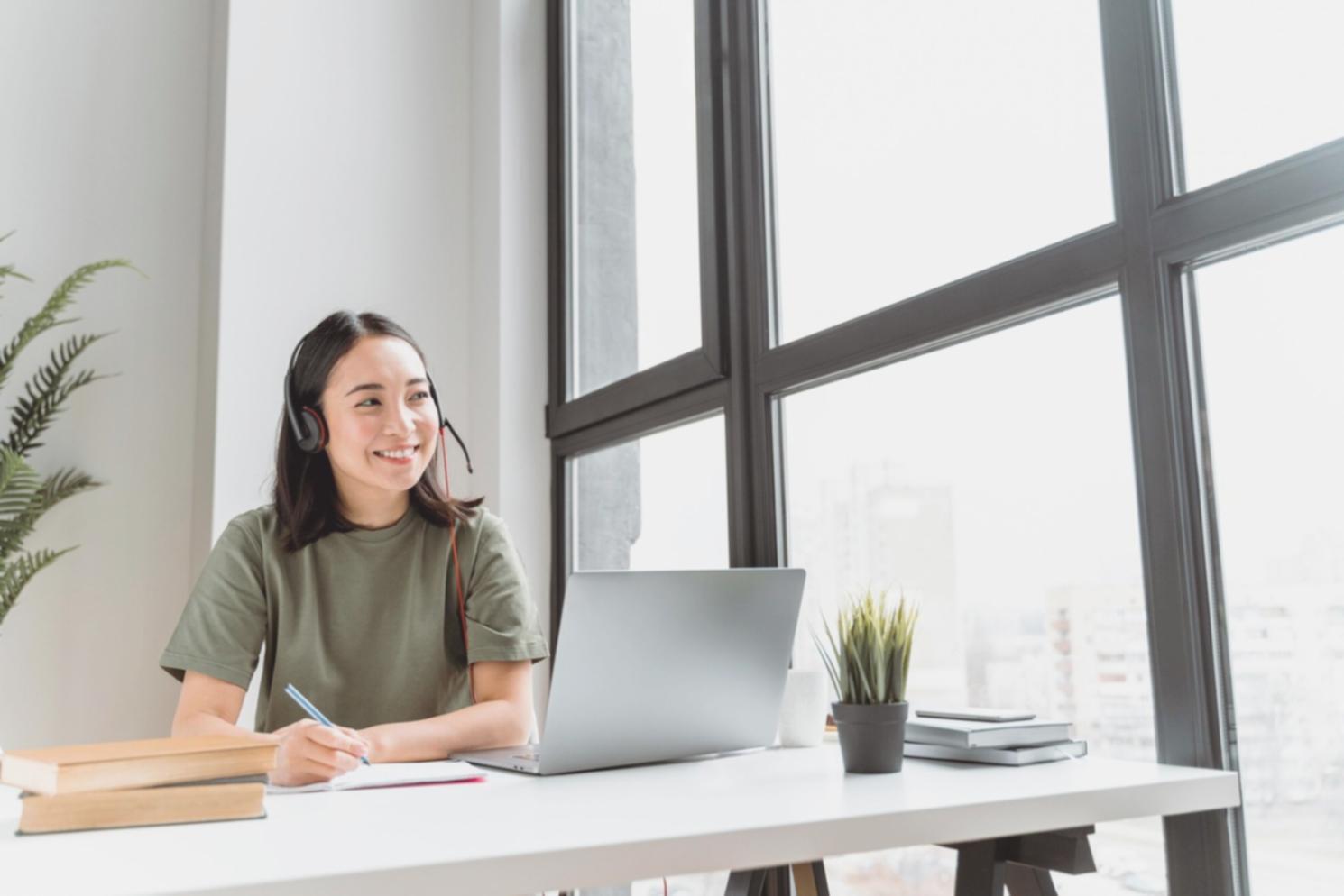 Modernes hybrides Lernformat mit verschiedenen Interaktionsformen